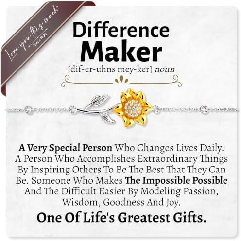 Difference Maker Sunflower Jewelry